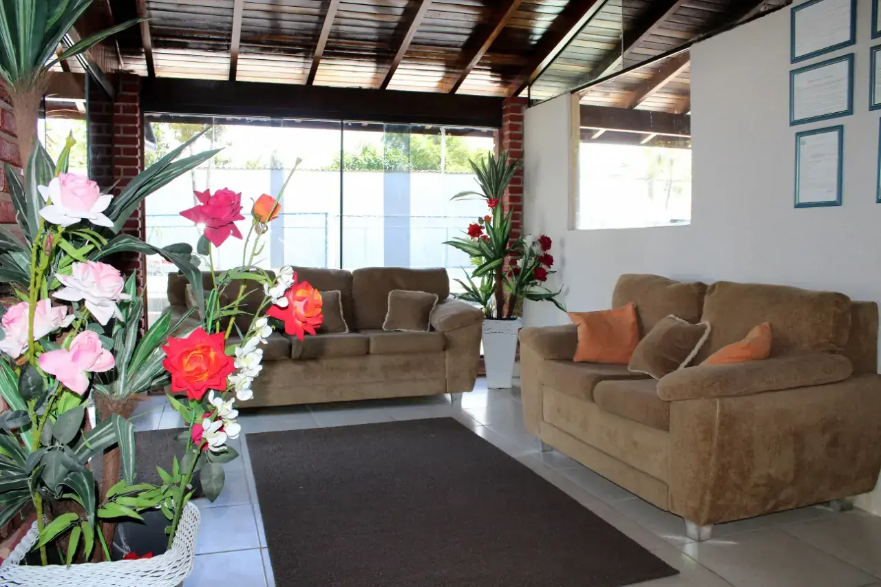 Recepção e sala de espera da unidade