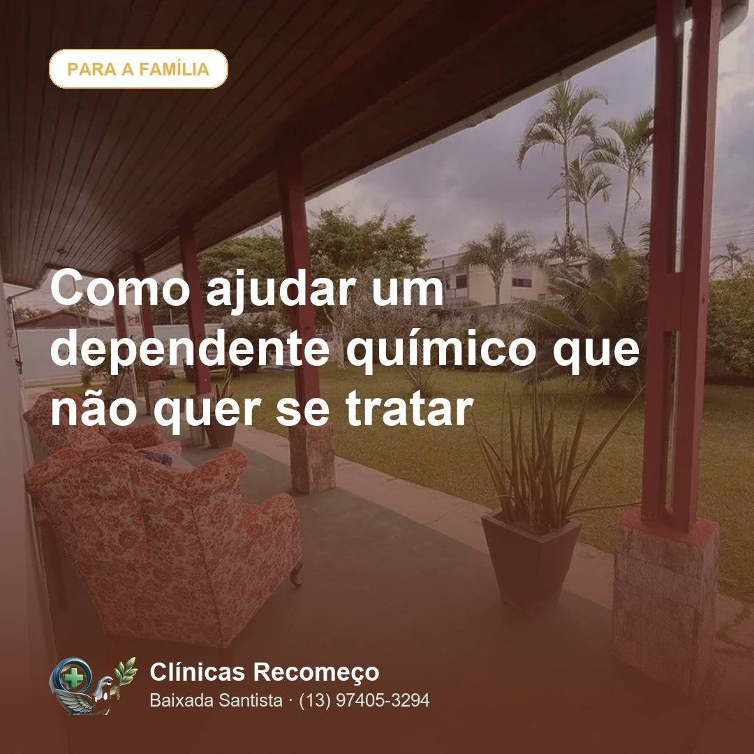 Como ajudar um dependente químico que não quer se tratar