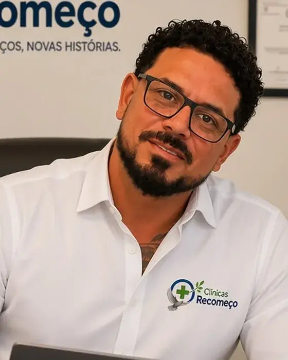 Anderson Fonseca Silva, diretor e terapeuta das Clínicas Recomeço