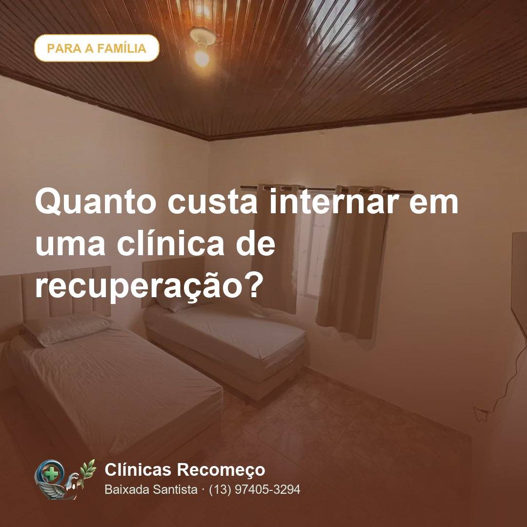 Quanto custa internar em uma clínica de recuperação?