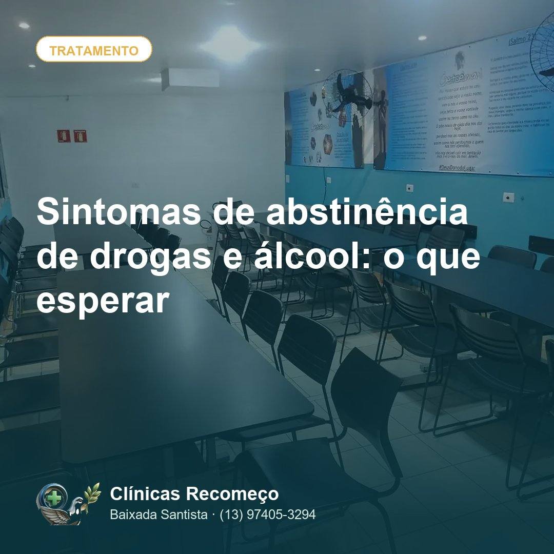 Sintomas de abstinência de drogas e álcool: o que esperar